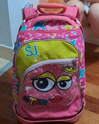 zaino con carello bimba