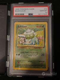 1999 Bulbasaur 46/102 Base Set PSA 10 ENG