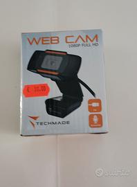 Web Cam full HD con microfono incorporato