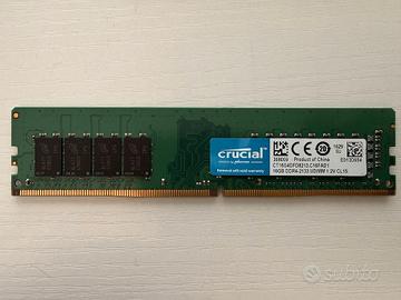 RAM Crucial 16GB DDR4 2133 desktop UDIMM