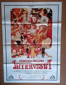 MANIFESTO L'INTERVISTA - FELLINI - MANARA