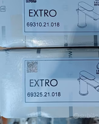 coppia miscelatori lavabo e bidet NEWFORM extro