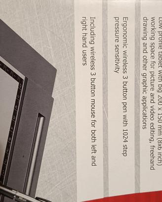 slimline design tablet, include mouse