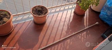 bastone per tende lungo 2,25: metri 