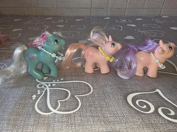 lotto 3 My little Pony G1 1987 Hasbro rari 
