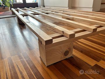 Letto per bambini in legno anticaduta
