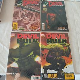 fumetti devil hulk  marvel comics 