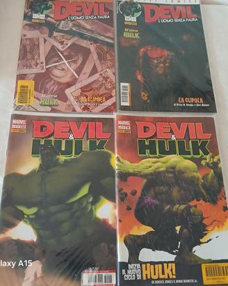 fumetti devil hulk  marvel comics 