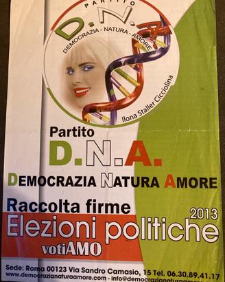 Volantino elezioni Cicciolina 2013