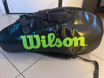 Borsone Wilson nero lime