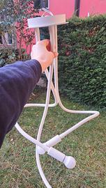 Lampadario da bagno bianco