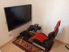 Simulatore di guida completo Logitech artigianale