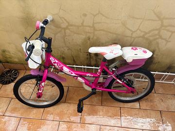 Bicicletta da bimba Olmo Flor con rotelle