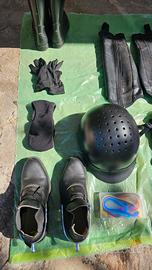 Completo abbigliamento Ippico bimba