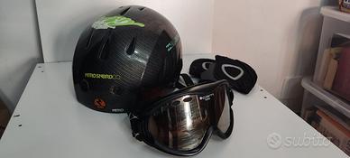 Casco più occhiali