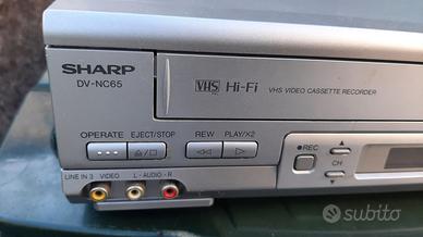 SHARP DV-NC65S VHS-DVD - LEGGI BENE