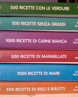Lotto libri di ricette