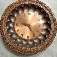 orologio in rame massiccio 