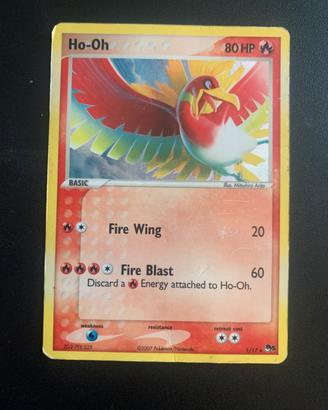 Carta Pokémon Hooh Ho-oh Holo 1/17 Pop5