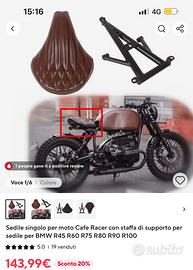 Sedile e tappo benzina  bobber bmw r45/r65/r100