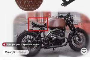 Sedile e tappo benzina  bobber bmw r45/r65/r100