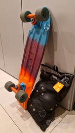 Skateboard cruiser decathlon + protection set