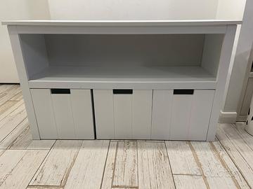 Mobile porta giochi cameretta