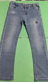 Pantalone jeans bambina Melby taglia 6 anni.