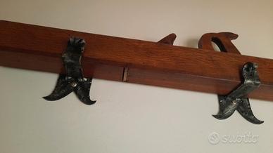 Trave legno levigatore antico