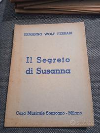 Libretto d'Opera "Il Segreto di Susanna" - Wolf-F