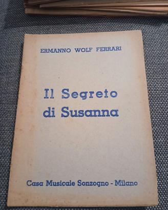 Libretto d'Opera "Il Segreto di Susanna" - Wolf-F