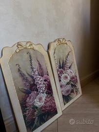 Coppia di quadri decorativi