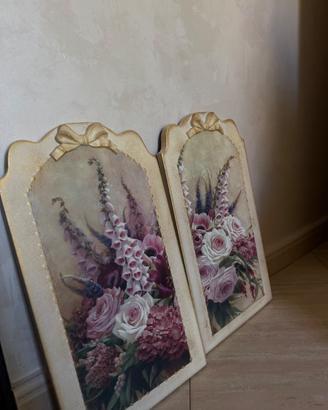 Coppia di quadri decorativi