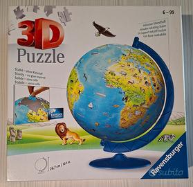 Puzzle 3D globo planisfero