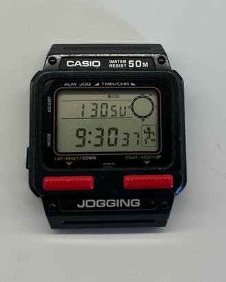 Casio Jogging 208 J-51W, orologio vintage anni ’80