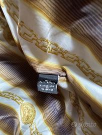 Giubbotto jeans con fodera versace