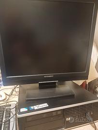 Schermo monitor tastiera mouse pc no harddisk cavi