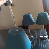Lampadario con lampade blu Ikea
