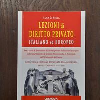 Lezioni di Diritto Privato italiano ed europeo