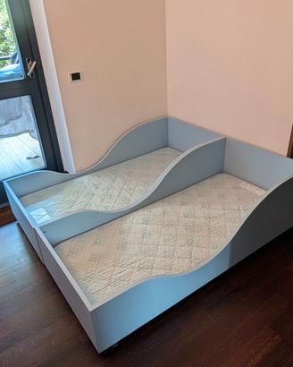 2 lettini Montessori in legno