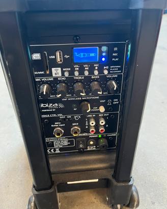 Ibiza Sound PORT8VHF-BT Cassa Amplificata 400W