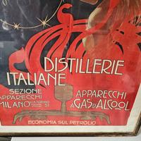 Litografia Manifesto  METLICOVITZ DISTILLERIA