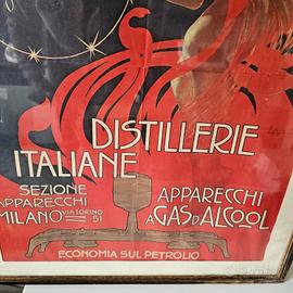 Litografia Manifesto  METLICOVITZ DISTILLERIA