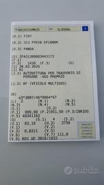 fiat panda hibrid del 2022