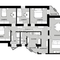 Via Don Minzoni. Pentavano con box auto