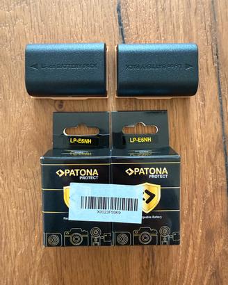 2x Batterie Patona Protect LP-E6NH 2600mAh