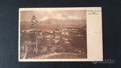 cartolina antica vintage anni 900 palermo sicilia