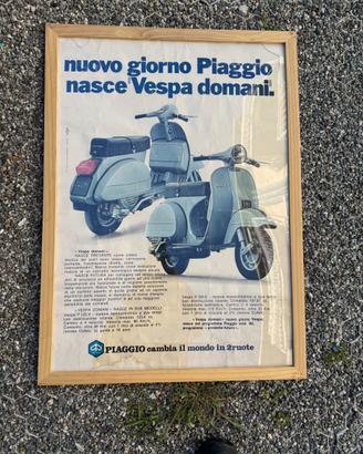 Poster  vespa px 125/150/200  senza frecce