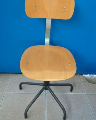 sgabello industriale da scrivania tecnigrafo