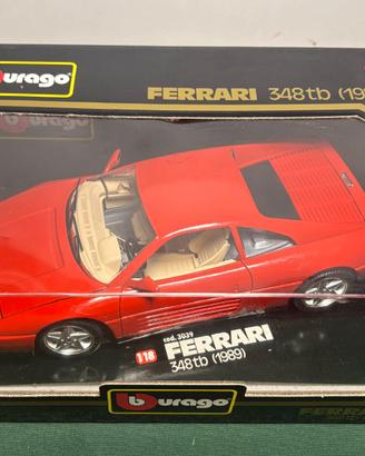 Ferrari 348 tb (1989) Bburago 1:18 rosso corsa